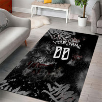 Personalized California West Coast Graffiti Area Rug Urban Los Angeles Street Art - Hollywood LAX