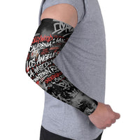Personalized California West Coast Graffiti Arm Sleeves Urban Los Angeles Street Art - Hollywood LAX