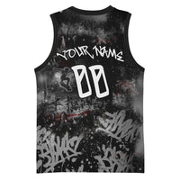 Personalized California West Coast Graffiti Basketball Jersey Urban Los Angeles Street Art - Hollywood LAX
