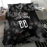 Personalized California West Coast Graffiti Bedding Set Urban Los Angeles Street Art - Hollywood LAX