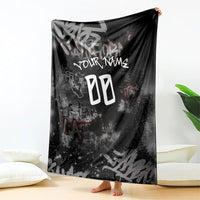 Personalized California West Coast Graffiti Blanket Urban Los Angeles Street Art - Hollywood LAX