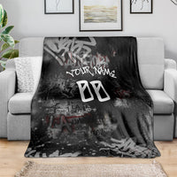 Personalized California West Coast Graffiti Blanket Urban Los Angeles Street Art - Hollywood LAX