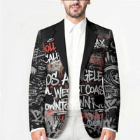 Personalized California West Coast Graffiti Blazer Urban Los Angeles Street Art - Hollywood LAX
