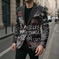 Personalized California West Coast Graffiti Blazer Urban Los Angeles Street Art - Hollywood LAX