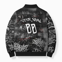 Personalized California West Coast Graffiti Bomber Puffer Jacket Urban Los Angeles Street Art - Hollywood LAX