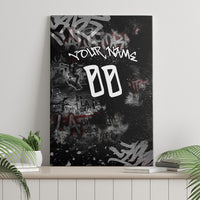 Personalized California West Coast Graffiti Canvas Wall Art Urban Los Angeles Street Art - Hollywood LAX