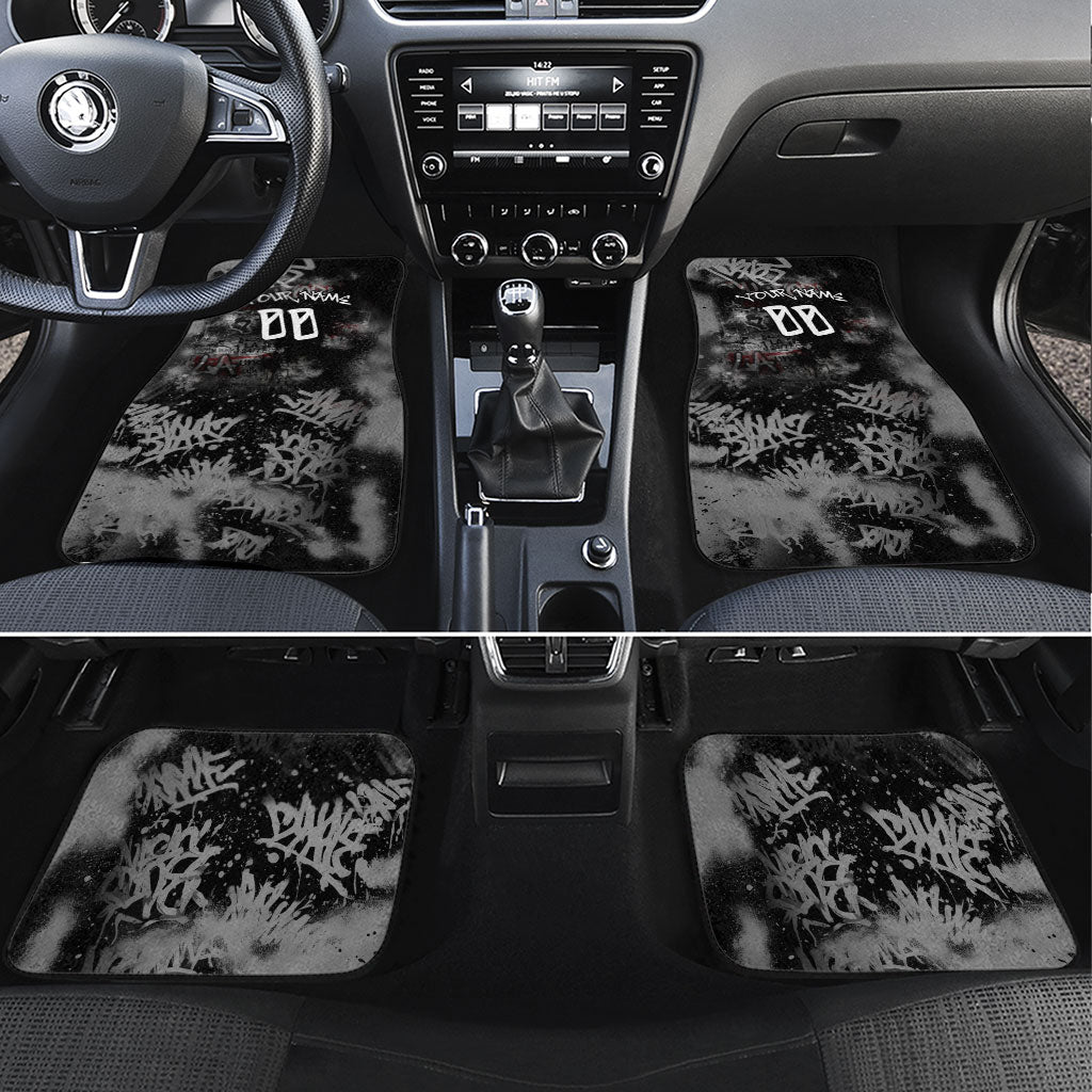 Personalized California West Coast Graffiti Car Mats Urban Los Angeles Street Art - Hollywood LAX
