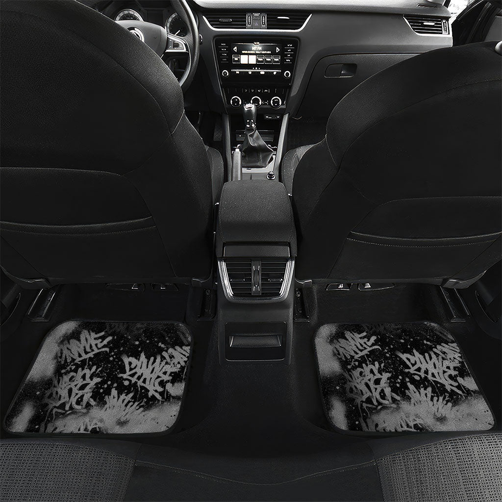 Personalized California West Coast Graffiti Car Mats Urban Los Angeles Street Art - Hollywood LAX