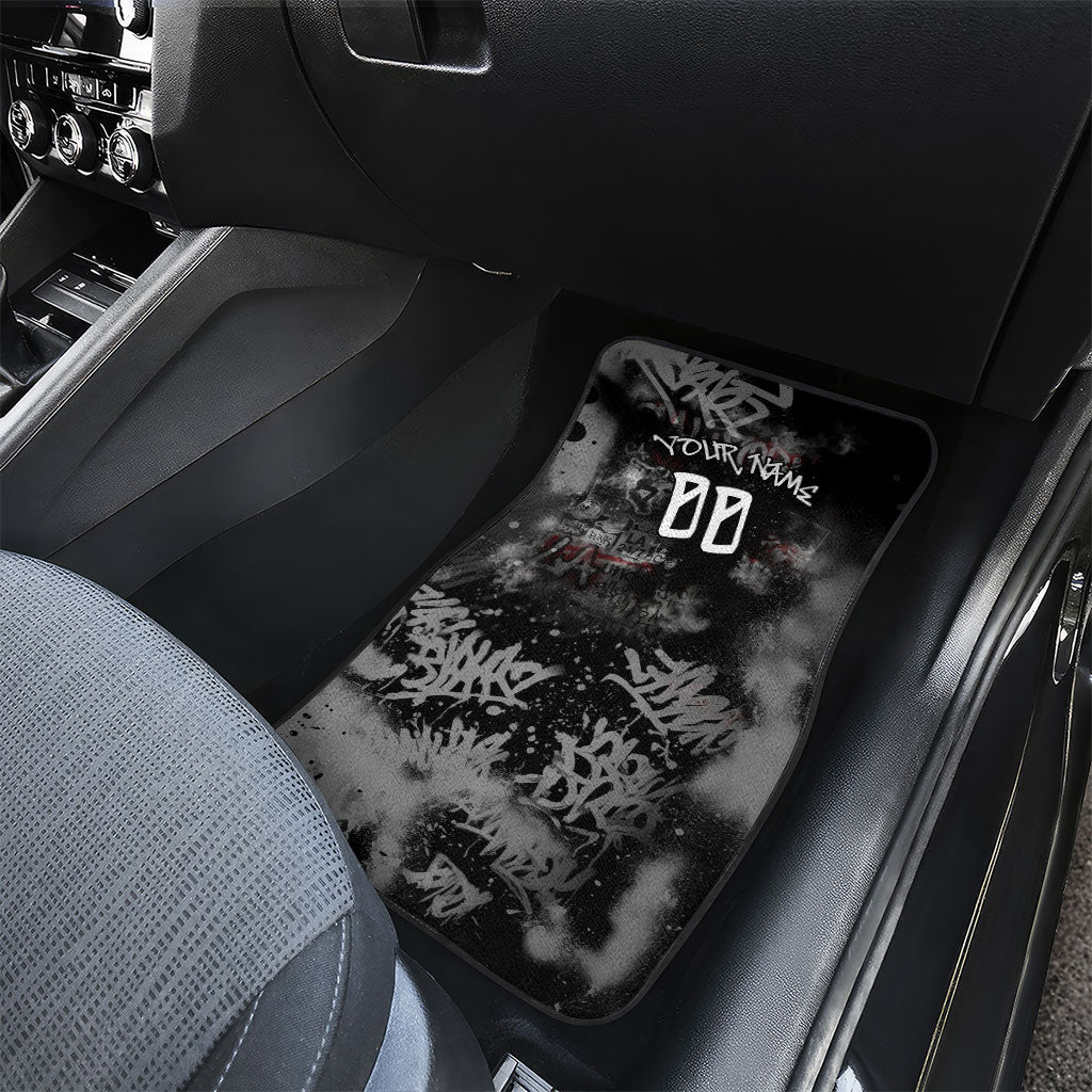 Personalized California West Coast Graffiti Car Mats Urban Los Angeles Street Art - Hollywood LAX