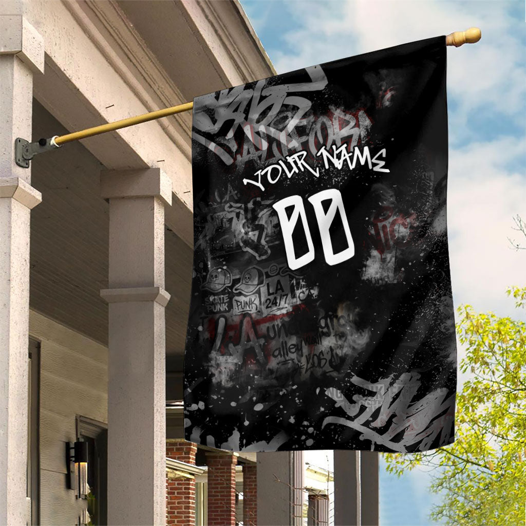 Personalized California West Coast Graffiti Garden Flag Urban Los Angeles Street Art - Hollywood LAX