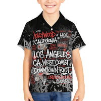 Personalized California West Coast Graffiti Kid Hawaiian Shirt Urban Los Angeles Street Art - Hollywood LAX