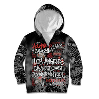 Personalized California West Coast Graffiti Kid Hoodie Urban Los Angeles Street Art - Hollywood LAX