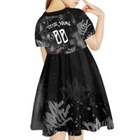 Personalized California West Coast Graffiti Kid Short Sleeve Dress Urban Los Angeles Street Art - Hollywood LAX