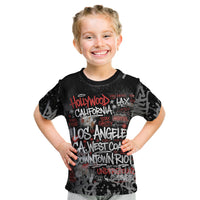 Personalized California West Coast Graffiti Kid T Shirt Urban Los Angeles Street Art - Hollywood LAX