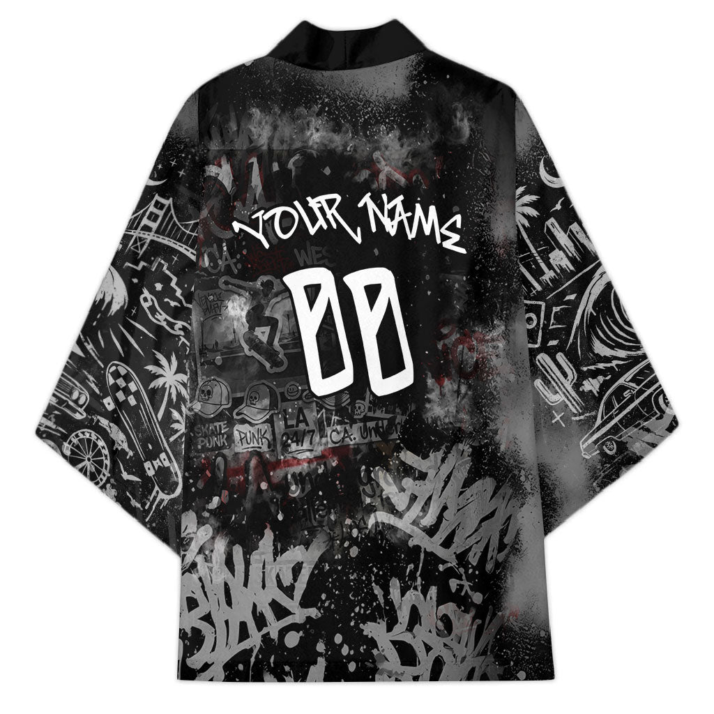 Personalized California West Coast Graffiti Kimono Urban Los Angeles Street Art - Hollywood LAX