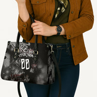 Personalized California West Coast Graffiti Leather Bag Urban Los Angeles Street Art - Hollywood LAX