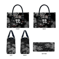 Personalized California West Coast Graffiti Leather Bag Urban Los Angeles Street Art - Hollywood LAX