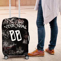 Personalized California West Coast Graffiti Luggage Cover Urban Los Angeles Street Art - Hollywood LAX
