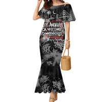 Personalized California West Coast Graffiti Mermaid Dress Urban Los Angeles Street Art - Hollywood LAX