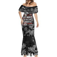 Personalized California West Coast Graffiti Mermaid Dress Urban Los Angeles Street Art - Hollywood LAX