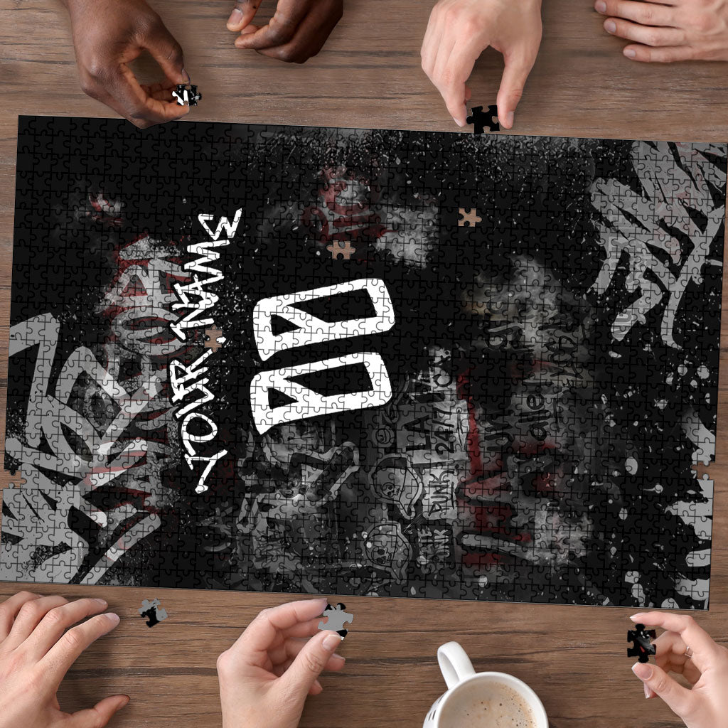 Personalized California West Coast Graffiti Puzzle Urban Los Angeles Street Art - Hollywood LAX
