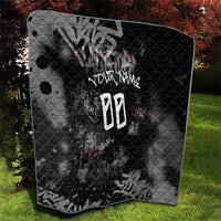 Personalized California West Coast Graffiti Quilt Urban Los Angeles Street Art - Hollywood LAX