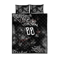 Personalized California West Coast Graffiti Quilt Bed Set Urban Los Angeles Street Art - Hollywood LAX