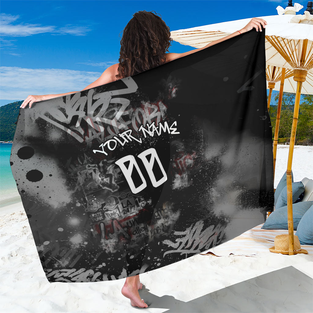Personalized California West Coast Graffiti Sarong Urban Los Angeles Street Art - Hollywood LAX