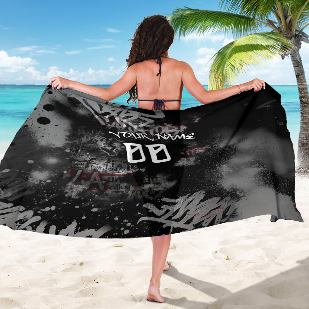 Personalized California West Coast Graffiti Sarong Urban Los Angeles Street Art - Hollywood LAX
