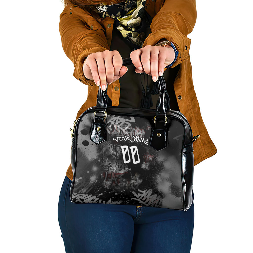 Personalized California West Coast Graffiti Shoulder Handbag Urban Los Angeles Street Art - Hollywood LAX