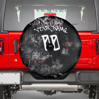 Personalized California West Coast Graffiti Spare Tire Cover Urban Los Angeles Street Art - Hollywood LAX
