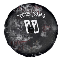 Personalized California West Coast Graffiti Spare Tire Cover Urban Los Angeles Street Art - Hollywood LAX
