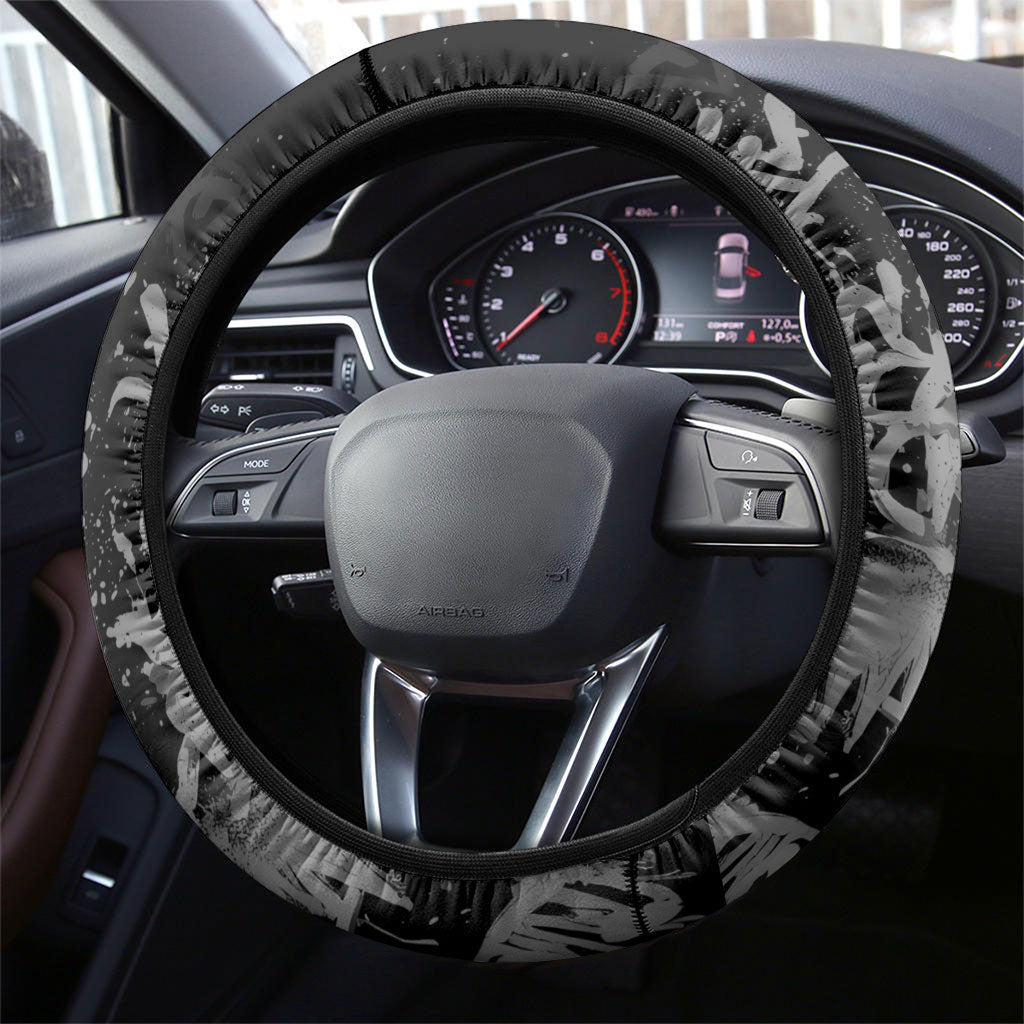 California West Coast Graffiti Steering Wheel Cover Urban Los Angeles Street Art - Hollywood LAX