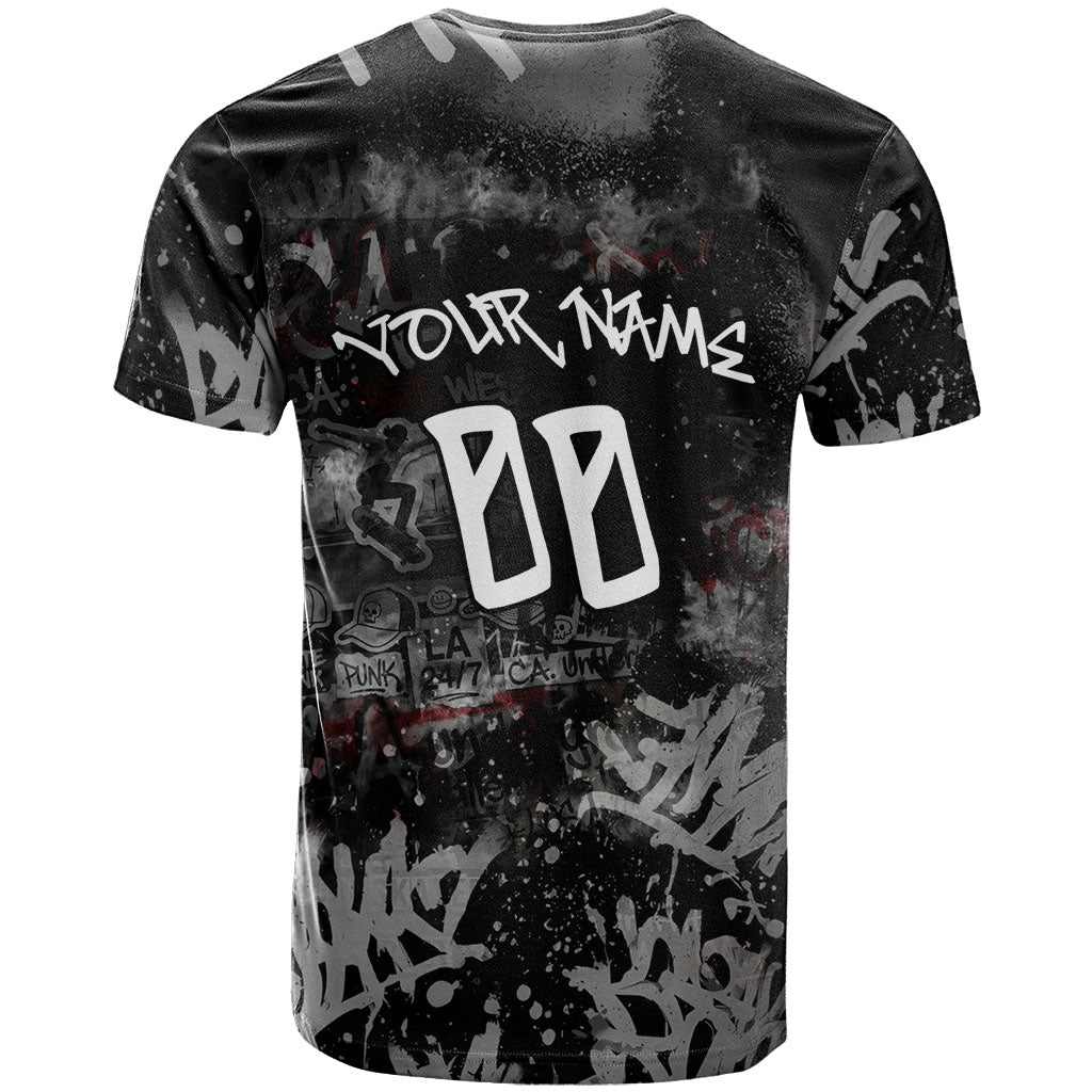 Personalized California West Coast Graffiti T Shirt Urban Los Angeles Street Art - Hollywood LAX