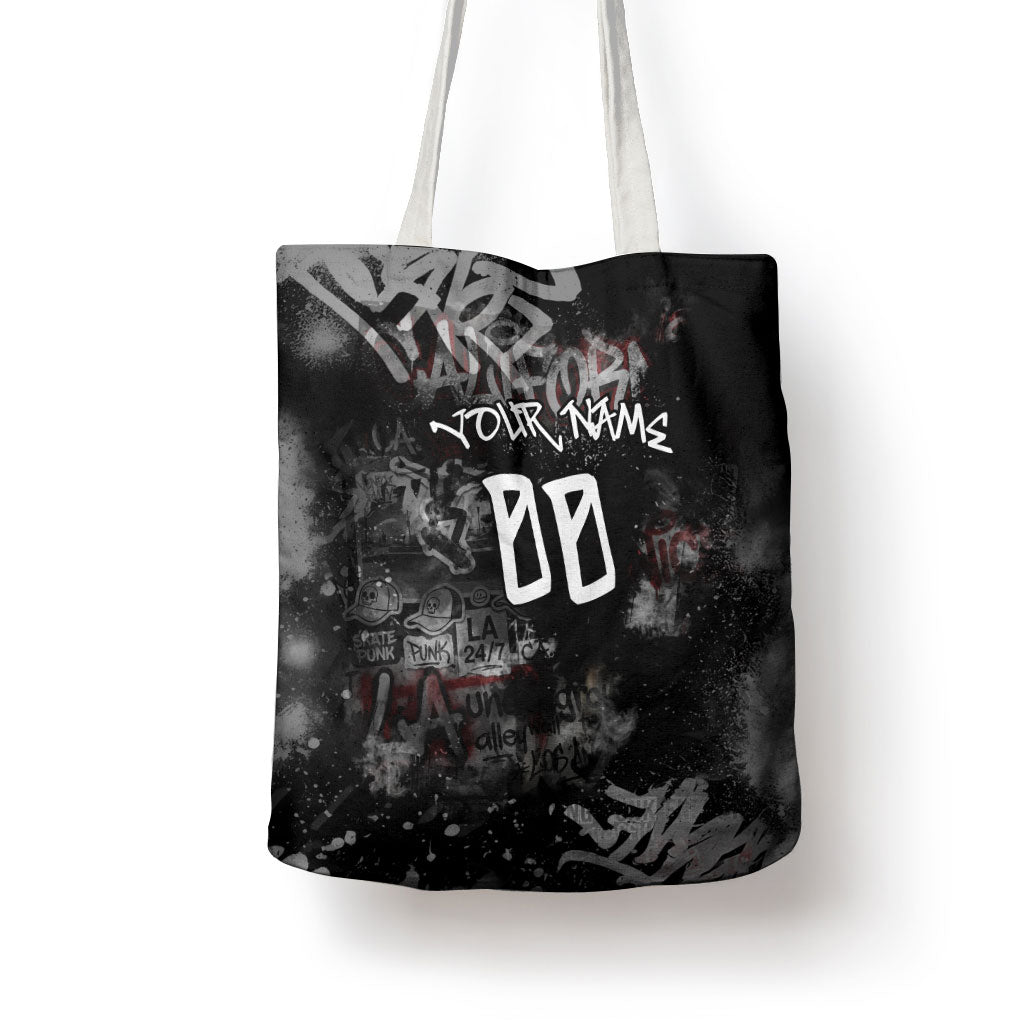 Personalized California West Coast Graffiti Tote Bag Urban Los Angeles Street Art - Hollywood LAX