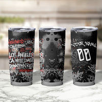 Personalized California West Coast Graffiti Tumbler Cup Urban Los Angeles Street Art - Hollywood LAX