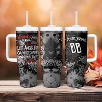 Personalized California West Coast Graffiti Tumbler With Handle Urban Los Angeles Street Art - Hollywood LAX