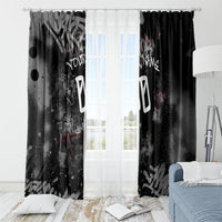 Personalized California West Coast Graffiti Window Curtain Urban Los Angeles Street Art - Hollywood LAX