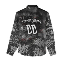 Personalized California West Coast Graffiti Women Casual Shirt Urban Los Angeles Street Art - Hollywood LAX