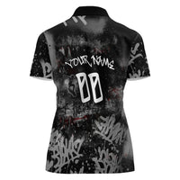Personalized California West Coast Graffiti Women Polo Shirt Urban Los Angeles Street Art - Hollywood LAX
