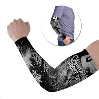 Personalized California Street Graffiti Arm Sleeves Monochrome Urban Streetwear - Phoenix Bird - West Coast Riot