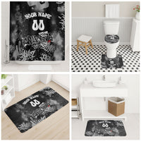 Personalized California Street Graffiti Bathroom Set Monochrome Urban Streetwear - Phoenix Bird - West Coast Riot