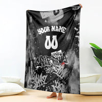 Personalized California Street Graffiti Blanket Monochrome Urban Streetwear - Phoenix Bird - West Coast Riot