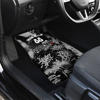 Personalized California Street Graffiti Car Mats Monochrome Urban Streetwear - Phoenix Bird - West Coast Riot