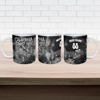 Personalized California Street Graffiti Ceramic Mug Monochrome Urban Streetwear - Phoenix Bird - West Coast Riot