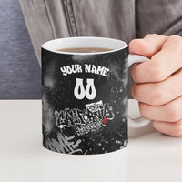 Personalized California Street Graffiti Ceramic Mug Monochrome Urban Streetwear - Phoenix Bird - West Coast Riot