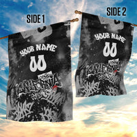 Personalized California Street Graffiti Garden Flag Monochrome Urban Streetwear - Phoenix Bird - West Coast Riot