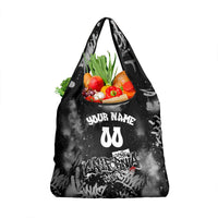 Personalized California Street Graffiti Grocery Bag Monochrome Urban Streetwear - Phoenix Bird - West Coast Riot