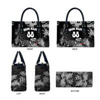 Personalized California Street Graffiti Leather Bag Monochrome Urban Streetwear - Phoenix Bird - West Coast Riot