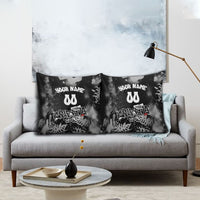 Personalized California Street Graffiti Pillow Cover Monochrome Urban Streetwear - Phoenix Bird - West Coast Riot